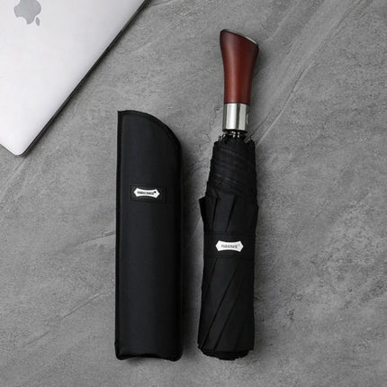 Automatic Umbrella with Wooden Handle