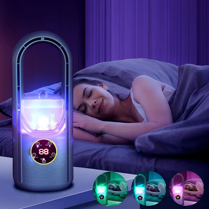 Blade-Free Portable AC Unit with Quiet Operation & Compact Design for Home Comfort 2