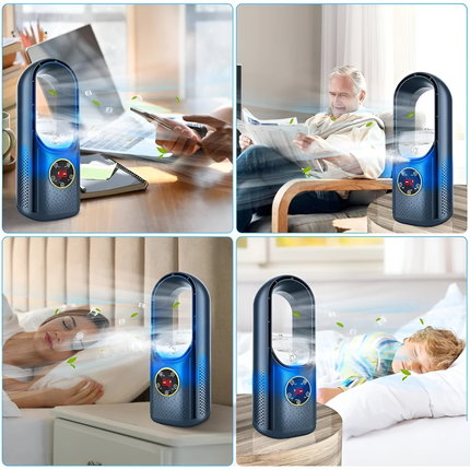 Blade-Free Portable AC Unit with Quiet Operation & Compact Design for Home Comfort 3