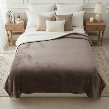 Throw Blankets, Thick Plush Fleece Blanket, Double Sided Velvet Soft Blanket for Couch and Bed