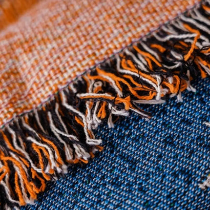 Halloween Throw Blanket with Pumpkin and Cat Design, Fall Sofa Throw for Halloween Decor – image 4