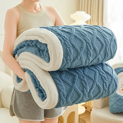 Plush Throw Blanket, Thick Soft Blanket for Bed and Couch – image 8
