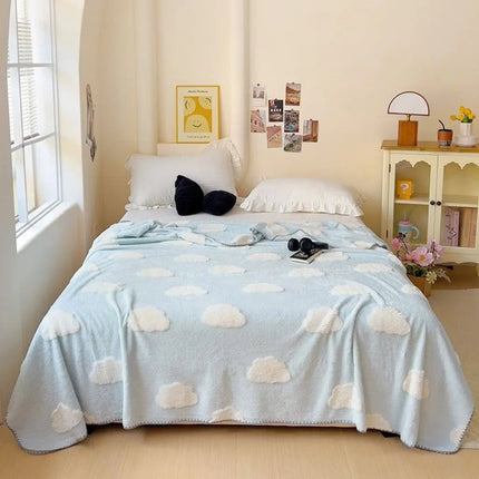 Plush Cozy Blanket for Bed and Couch, Lightweight Soft Blanket for Naps and Lounging – image 6