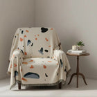 Throw Blanket for Couch, Lightweight Sofa Throw with Starry Sky Pattern, Camping Blanket for Air Conditioned Rooms
