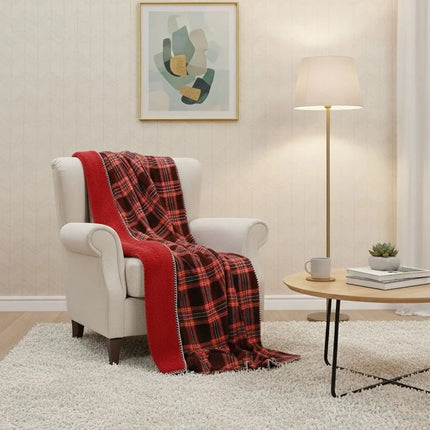 Fleece Throw Blankets, Classic Plaid Fleece Blanket