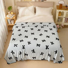 Bamboo Throw Blanket, Plush Cozy Blanket for Bed and Couch, Lightweight Soft Blanket for Naps and Lounging