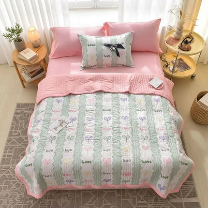 Cotton Quilt, Breathable Bed Quilt – image 9