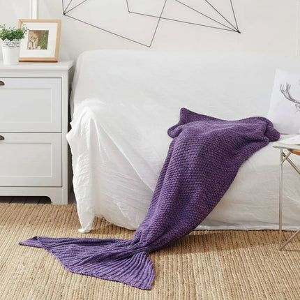 Mermaid Tail Blanket, Cozy Blanket with Cocoon Tail for Lounging – image 6