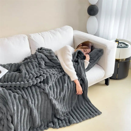 Heavyweight Plush Blanket for Fall and Winter – image 9