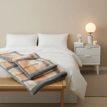 Thick Cozy Blanket in Cotton Blend, Plush Soft Blanket for Bed and Sofa – image 14