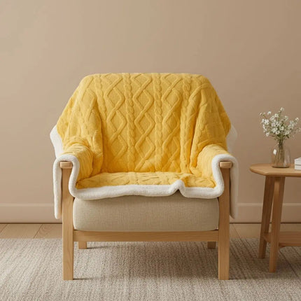 Thick Soft Blanket for Bed and Couch, Cozy Blanket for Naps and Office – image 10