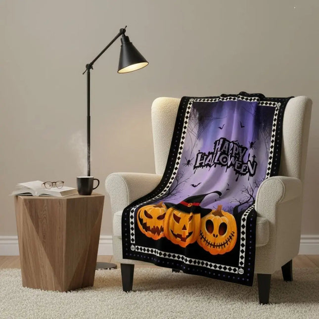 Fall Throw Blanket, Soft Fleece Blanket for Couch