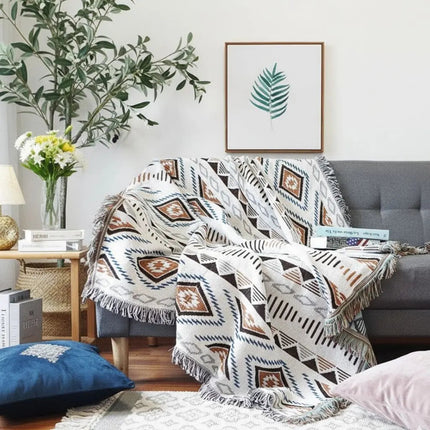 Double Sided Throw Blanket for Couch