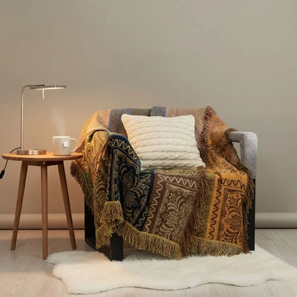Soft Cotton Blanket with Fish Pattern