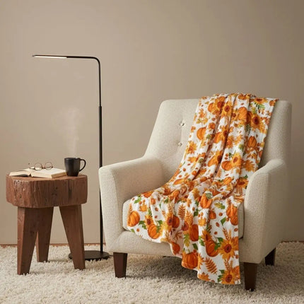 Fall Throw Blanket, Autumn Flannel Blanket for Fall Decor – image 5