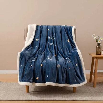 Thick Soft Blanket for Winter, Floral Design – image 8