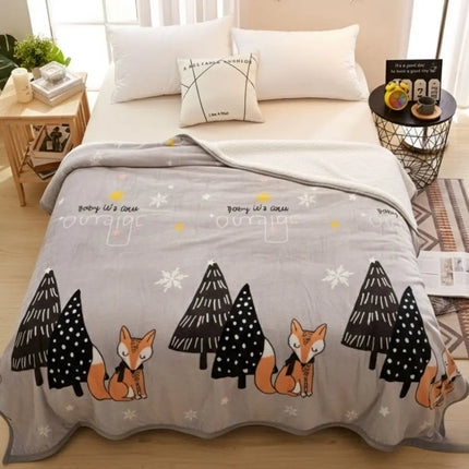 Flannel Throw Blanket, Lightweight Soft Blanket for Bed and Sofa – image 7
