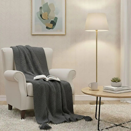 Throw Blankets, Soft Blanket with Tassels