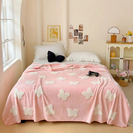 Bamboo Throw Blanket, Plush Cozy Blanket for Bed and Couch – image 4