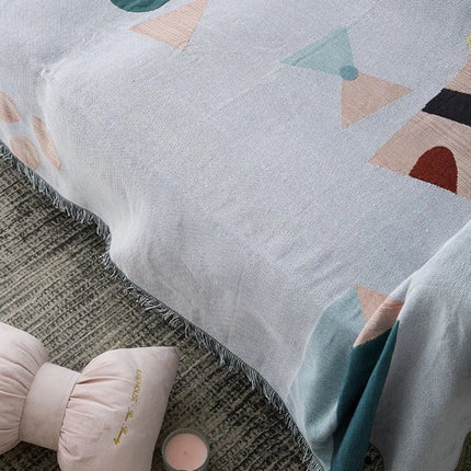 Throw Blankets, Soft Cotton Blanket for Couch and Bed – image 5