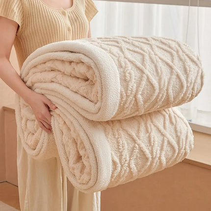 Plush Throw Blanket, Thick Soft Blanket for Bed and Couch – image 4