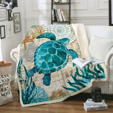 Fleece Throw Blankets, Thick Plush Fleece Blanket for Sofa and Bed – image 5
