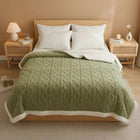Plush Throw Blanket, Thick Soft Blanket for Bed and Couch, Cozy Blanket for Naps and Office