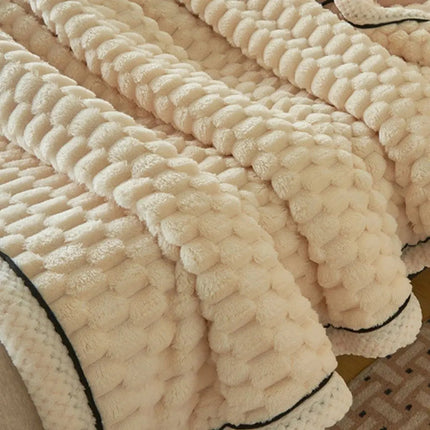 Throw Blankets, Double Layer Plush Throw Blanket for Bed and Sofa
