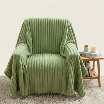 Warm Soft Blanket with Ribbed Texture for Bed – image 5