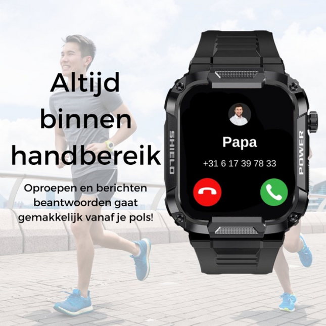 BlazeX Pro | Smartwatch with 30 Days Battery Life & Health Tracking | IP68 Waterproof for Active Lifestyles 1