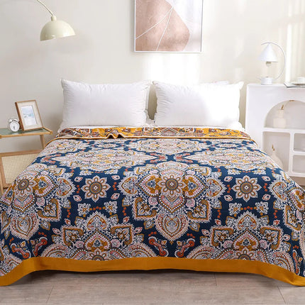 BohemiaCotton | 100% Cotton Blanket with Cooling Properties | Soft Fabric for Ultimate Comfort 0