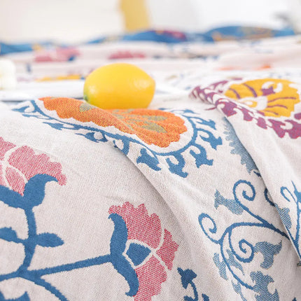 BohemiaCotton | 100% Cotton Blanket with Cooling Properties | Soft Fabric for Ultimate Comfort 2