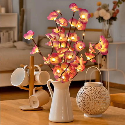 Botanical Glow | LED Floral Branch Lamp with Customizable Design | Ambient Lighting for Home Decor 10