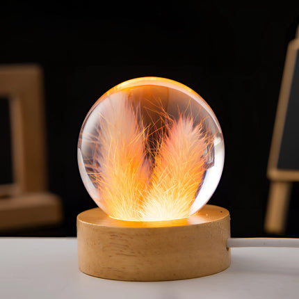 Botanical Night Light | LED Table Lamp with Unique Dandelion Design | Enchanting Illumination for Bedrooms and Living Rooms 1