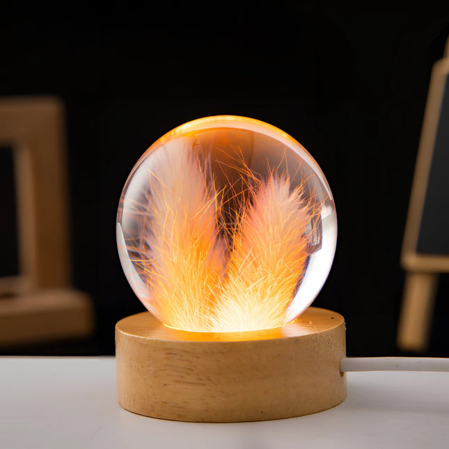 Botanical Night Light | LED Table Lamp with Unique Dandelion Design | Enchanting Illumination for Bedrooms and Living Rooms 1