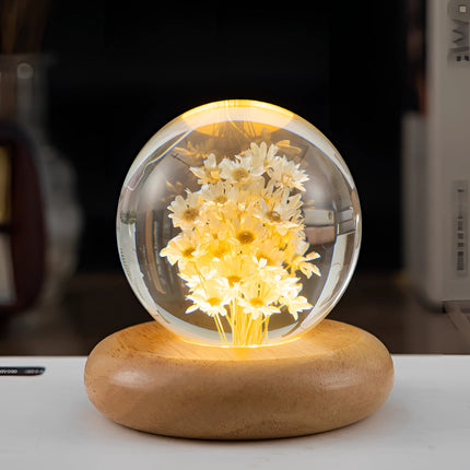 Botanical Night Light | LED Table Lamp with Unique Dandelion Design | Enchanting Illumination for Bedrooms and Living Rooms 10