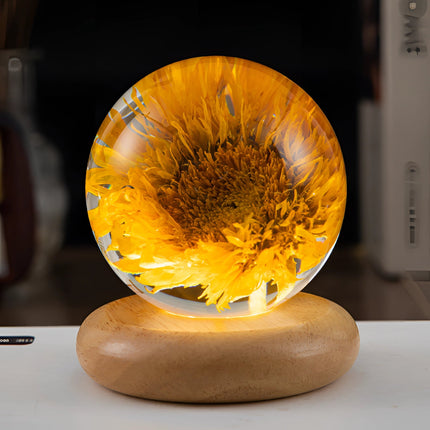 Botanical Night Light | LED Table Lamp with Unique Dandelion Design | Enchanting Illumination for Bedrooms and Living Rooms 12