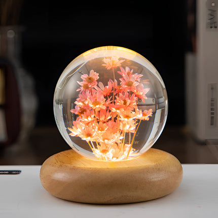 Botanical Night Light | LED Table Lamp with Unique Dandelion Design | Enchanting Illumination for Bedrooms and Living Rooms 13