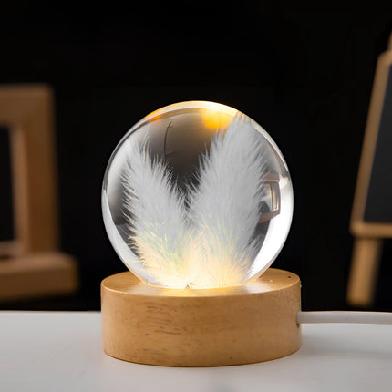Botanical Night Light | LED Table Lamp with Unique Dandelion Design | Enchanting Illumination for Bedrooms and Living Rooms 2