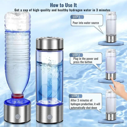 Portable Hydrogen Water Bottle, Hydrogen Water Generator – image 4