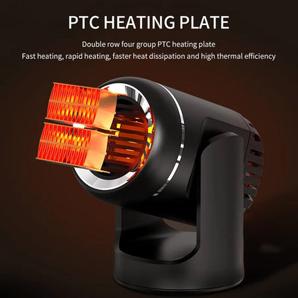 BowLift | 12V Portable Car Heater with 360° Rotation & PTC Heating Technology | Versatile Comfort for All Seasons 6