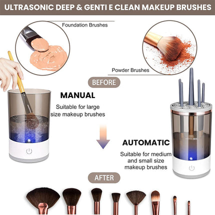 BowLift | Electric Makeup Brush Cleaner with Sonic Vibration | Deep Cleaning for Flawless Skin 3