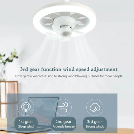BowLift | Modern Ceiling Fan with Remote Control & Silent Motor | Flush Mount Design for Comfortable Living 9