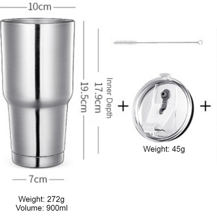 BowLift | Stainless Steel Travel Mug with Dual-Layer Insulation & Reusable Straw | Perfect for Hot and Cold Beverages 3