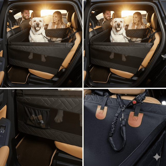 BowLift | Waterproof Dog Car Mat with Memory Foam & Non-Slip Design | Universal Fit for Comfort and Protection 1