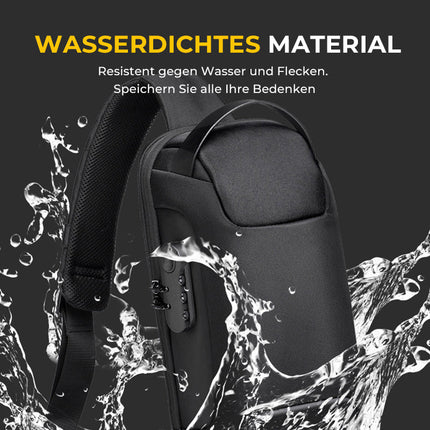 Bowlift | Black Shoulder Bag with Waterproof Material & Anti-Theft Lock | Stylish Design for Everyday Use 1