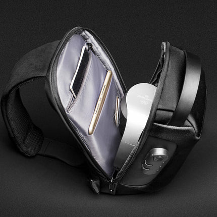 Bowlift | Black Shoulder Bag with Waterproof Material & Anti-Theft Lock | Stylish Design for Everyday Use 2