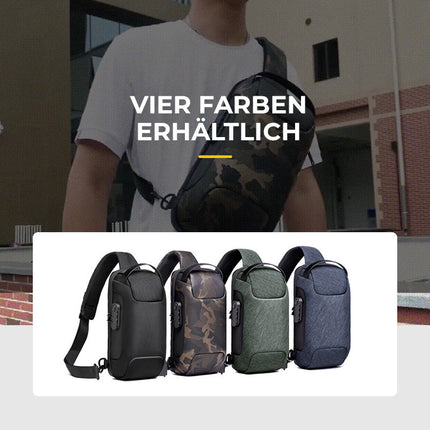 Bowlift | Black Shoulder Bag with Waterproof Material & Anti-Theft Lock | Stylish Design for Everyday Use 7