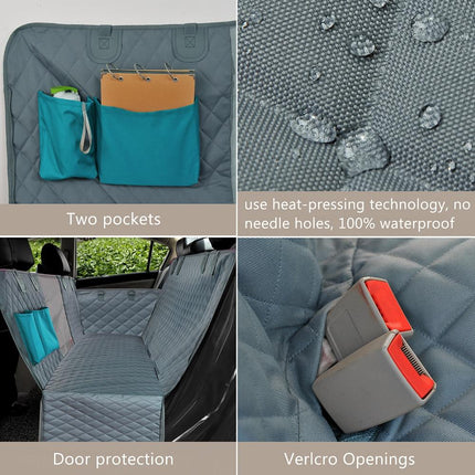 Bowlift | Dog Car Seat Cover with Safety Clips & Mesh Center | Eco-Friendly Design for Secure Travel 4