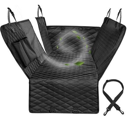 Bowlift | Dog Car Seat Cover with Safety Clips & Mesh Center | Eco-Friendly Design for Secure Travel 5